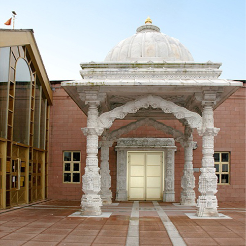 White Marble Temple Chatri Carving Services