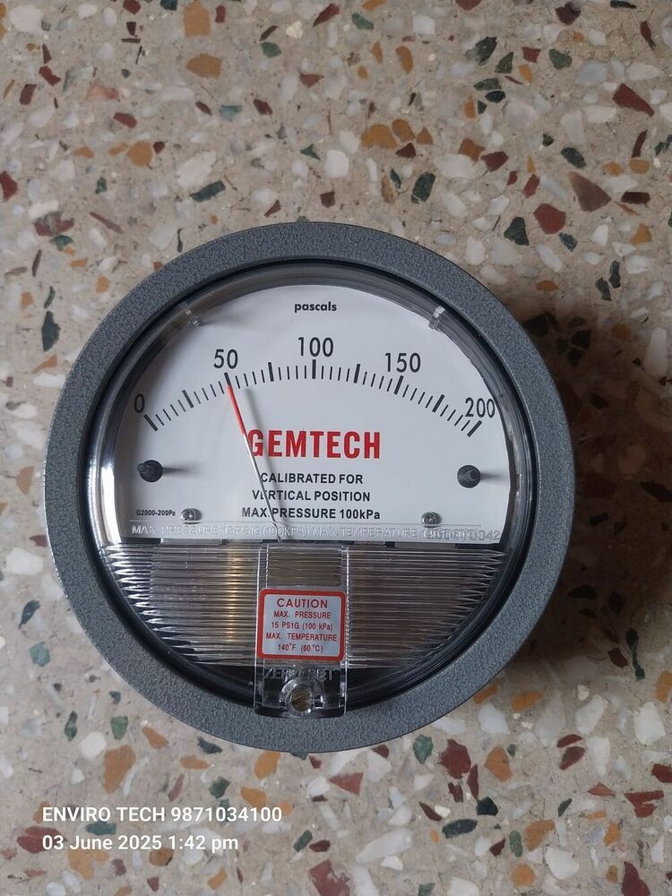 GEMTECH_Top Differential Pressure Pressure Gauge Wholesaler Delhi NCR India