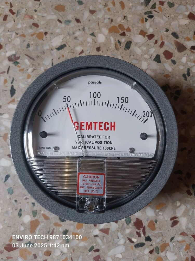 Wholesaler GEMTECH DIFFERENTIAL PRESSURE GAUGE FROM Bahraich Uttar Pradesh
