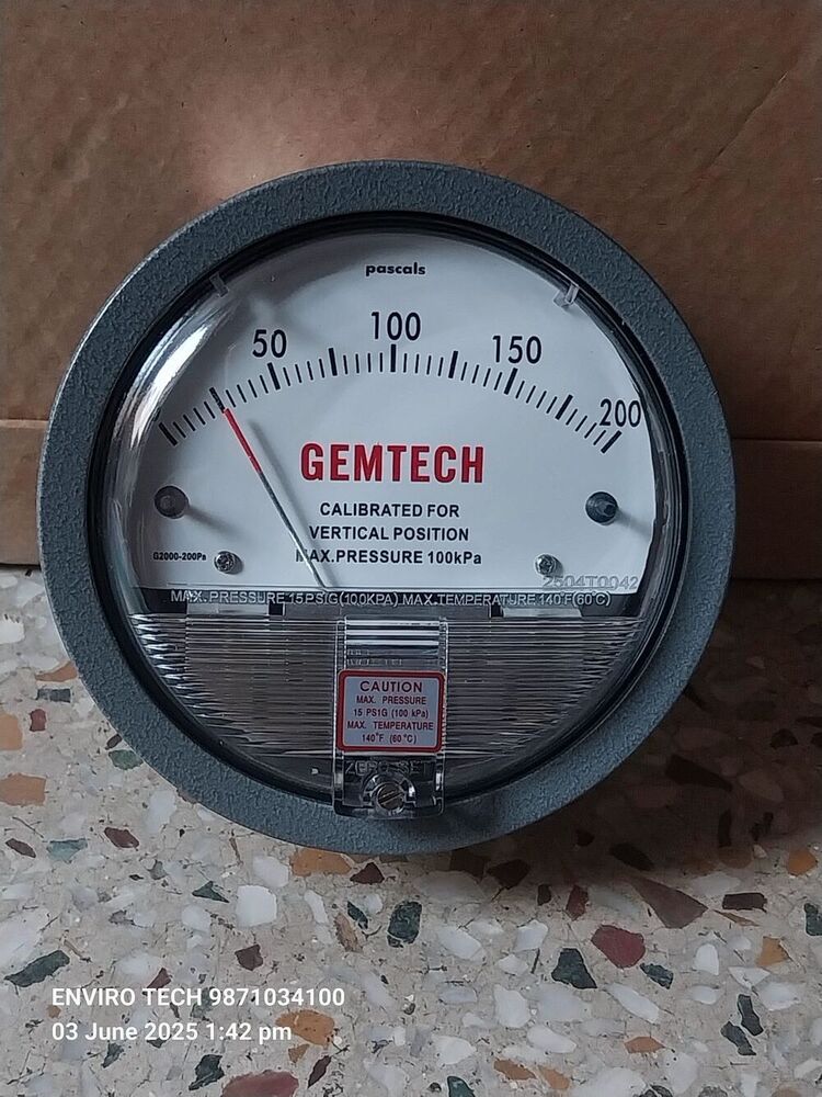 Wholesaler GEMTECH DIFFERENTIAL PRESSURE GAUGE FROM Bahraich Uttar Pradesh