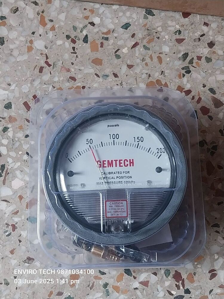 Wholesaler GEMTECH DIFFERENTIAL PRESSURE GAUGE FROM Bahraich Uttar Pradesh