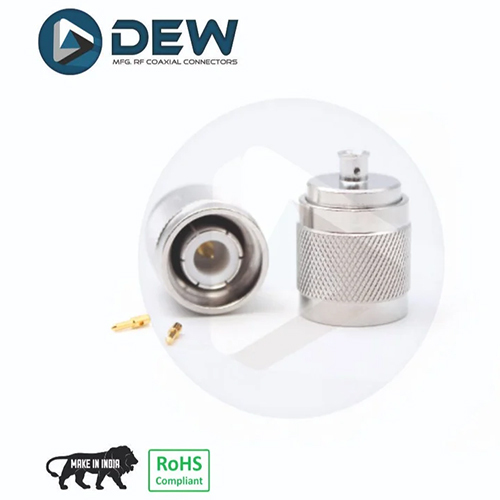 TNC MALE FOR RG141 RIGID CABLE
