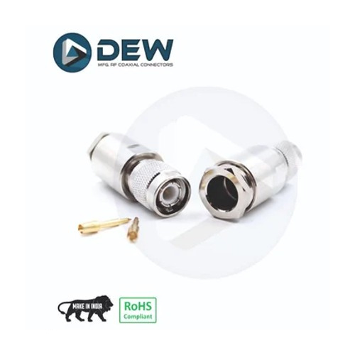 TNC MALE CLAMP FOR LMR400 CABLE
