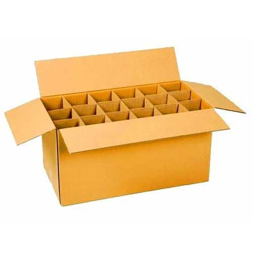 Corrugated Paper Carton Box - Color: Brown