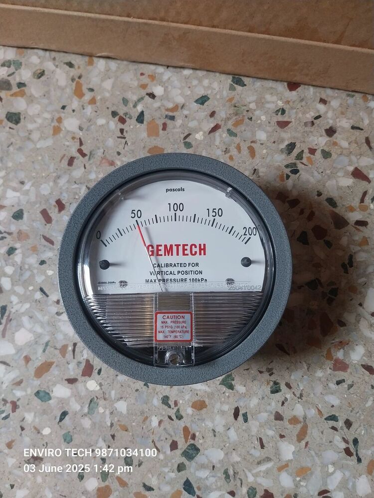 GEMTECH_Top Differential Pressure Pressure Gauge Wholesaler Delhi NCR India