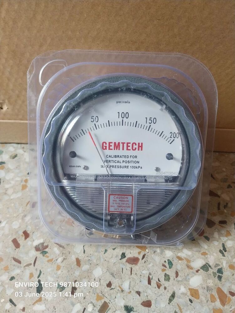 Wholesaler GEMTECH DIFFERENTIAL PRESSURE GAUGE FROM Hosakote Karnataka