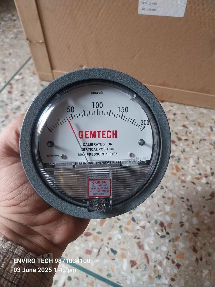 Wholesaler GEMTECH DIFFERENTIAL PRESSURE GAUGE FROM Hosakote Karnataka