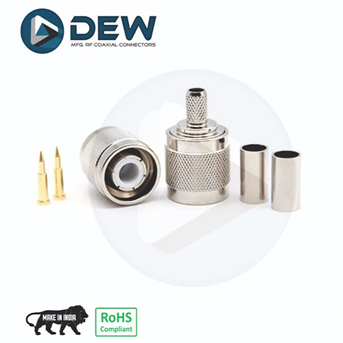 TNC MALE CRIMP FOR RG58 RG59 CABLE