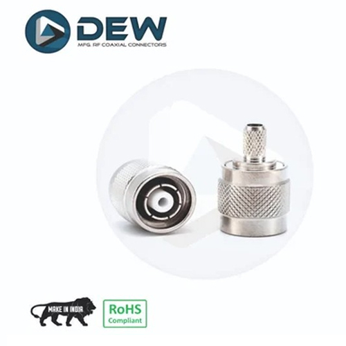 RP TNC MALE CRIMP FOR LMR200 CABLE