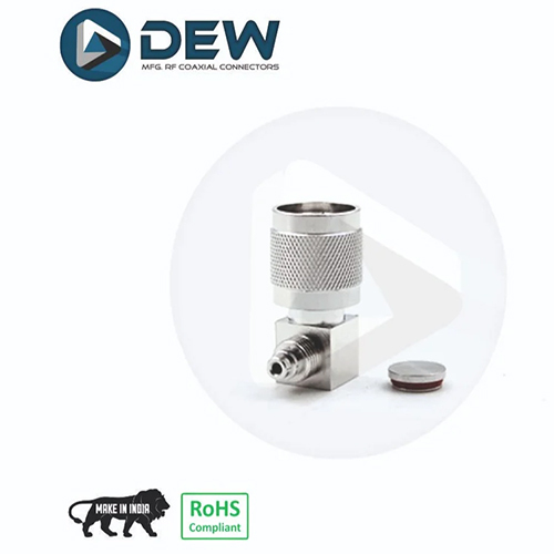 Rp Tnc Male Right Angle Crimp Connector - Application: Industrial