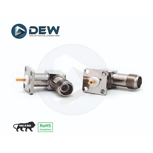 RP TNC Female 4hole Flange Mount