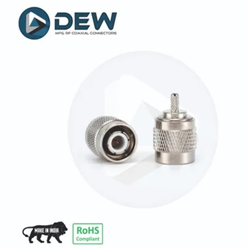 Tnc Rf Coaxial Connector - Color: Silver