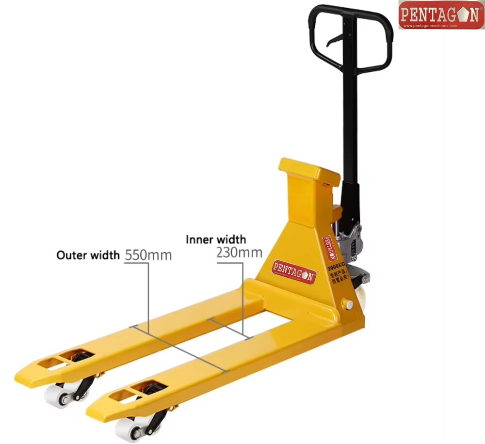 Hydraulic Hand Pallet Truck weight lifting capacity 2500