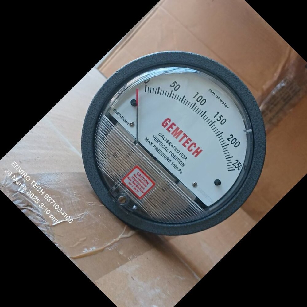 Wholesaler GEMTECH DIFFERENTIAL PRESSURE GAUGE FROM Azamgarh Uttar Pradesh