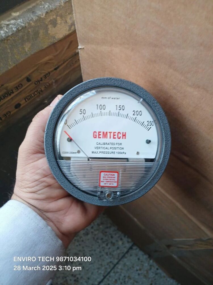 GEMTECH_Top Differential Pressure Pressure Gauge Wholesaler Delhi NCR India