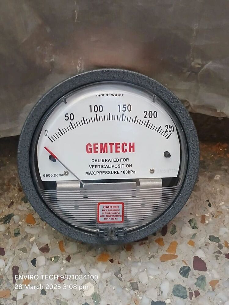 Wholesaler GEMTECH DIFFERENTIAL PRESSURE GAUGE FROM Vasai Maharashtra