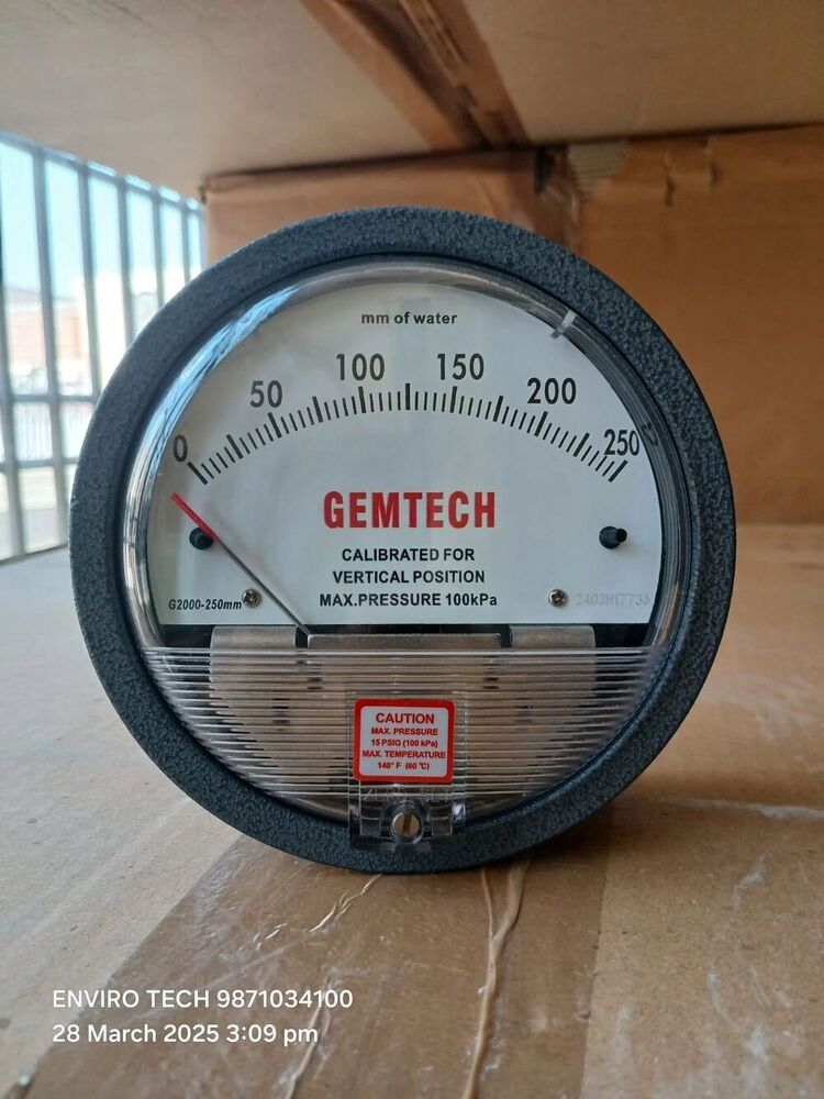 Wholesaler GEMTECH DIFFERENTIAL PRESSURE GAUGE FROM Vasai Maharashtra