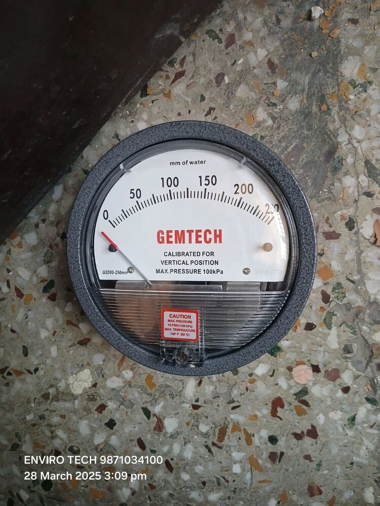 Wholesaler GEMTECH DIFFERENTIAL PRESSURE GAUGE FROM Vasai Maharashtra