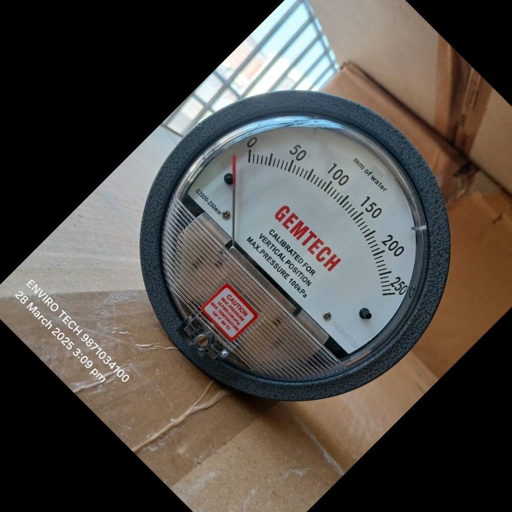 Wholesaler GEMTECH DIFFERENTIAL PRESSURE GAUGE FROM Belgaum Karnataka