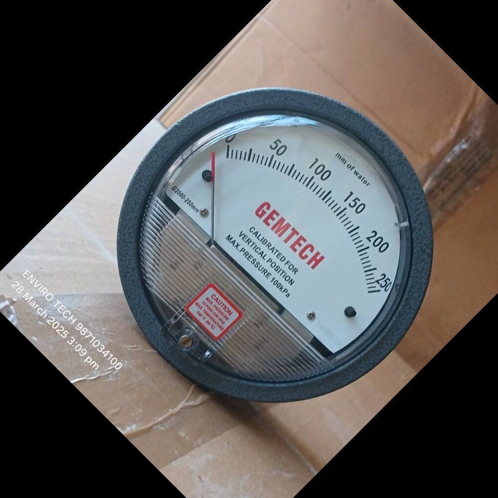 Wholesaler GEMTECH DIFFERENTIAL PRESSURE GAUGE FROM Belgaum Karnataka