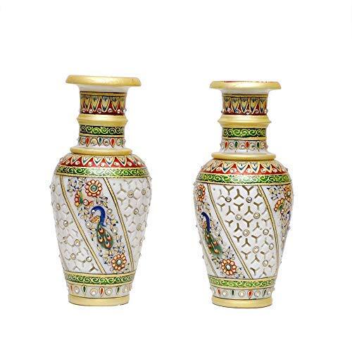 marble handicraft vase for Decoration and Pooja for Home & Office