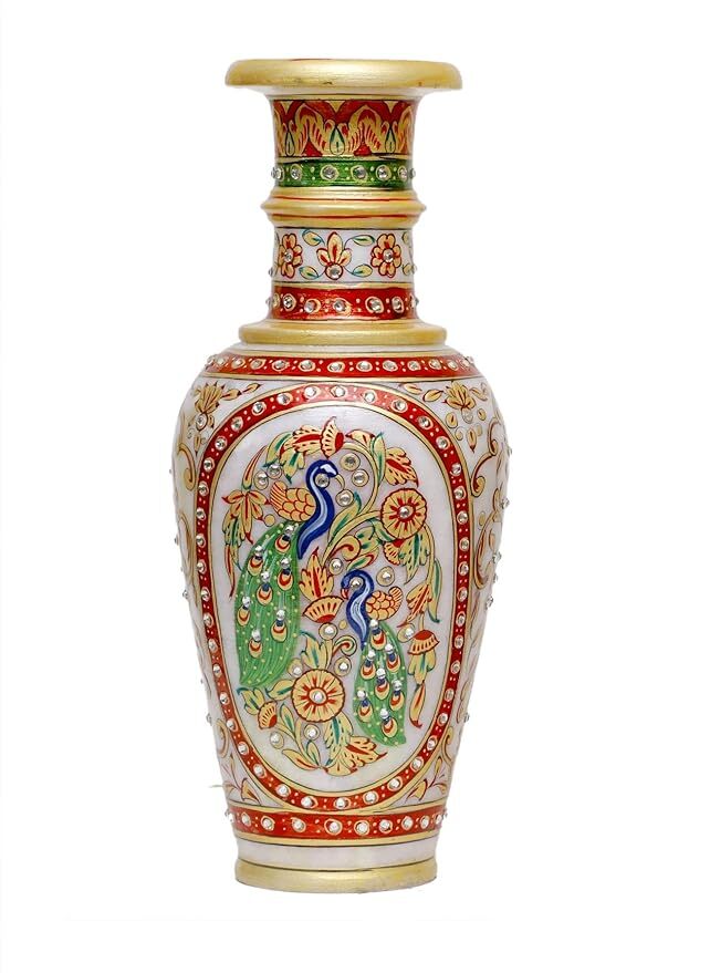 Handmade Pure Marble Flower Vase  Premium Quality