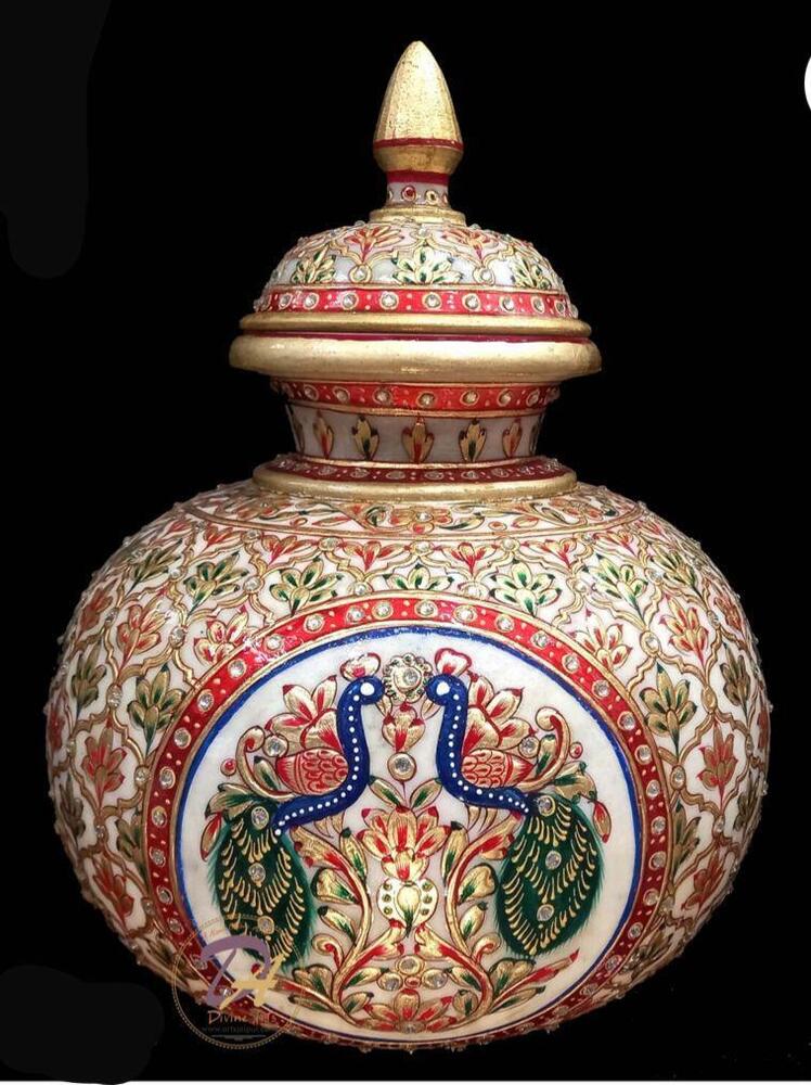 Premium Quality Marble Pot  Handmade & Polished