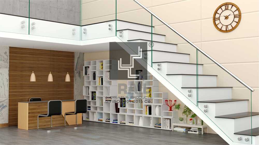 Easy To Install Wood + Ss Stair Railing Exporter