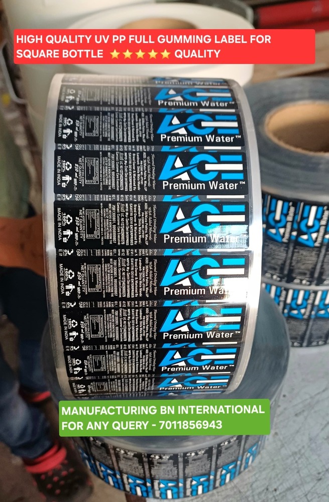 PP Full Gumming Label