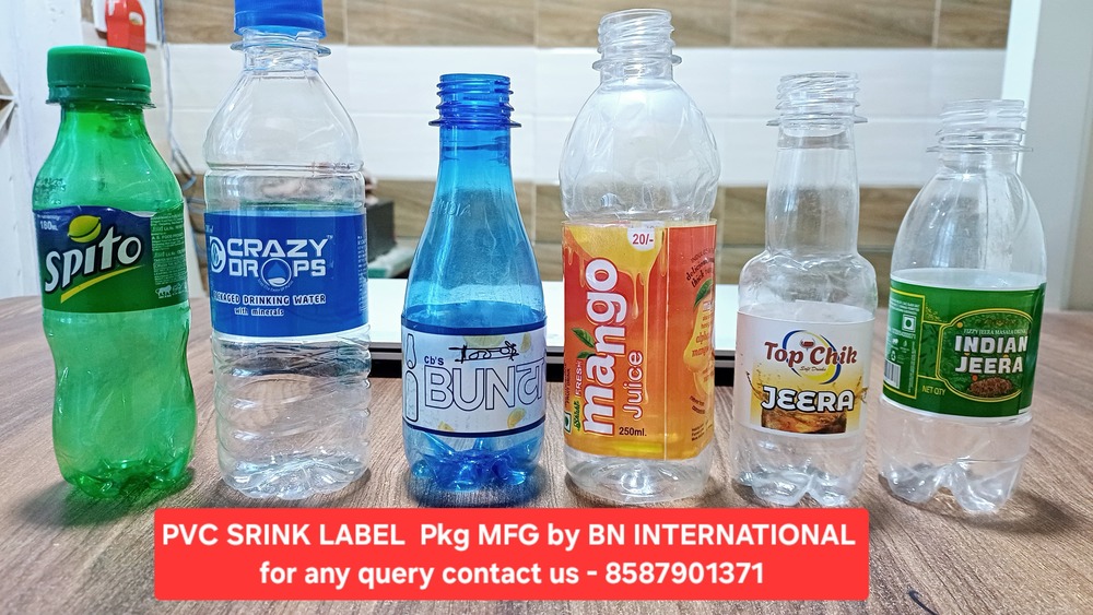 PVC Shrink Label For Soft Drink