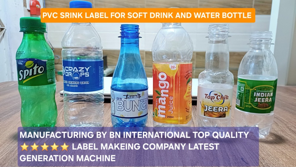 PVC Shrink Label For Soft Drink