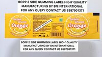 BOPP 2 Side Gumming Label For Water Bottle