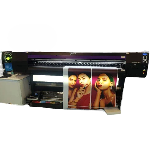 6 Feet Ultraviolet Roll 2 Roll Printing Machine