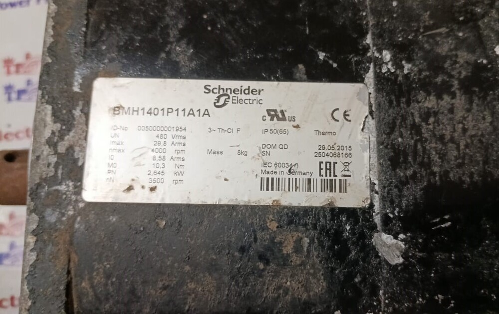 SCHNEIDER BMH1401P11A1A (SN:-2504068166) SERVO MOTOR