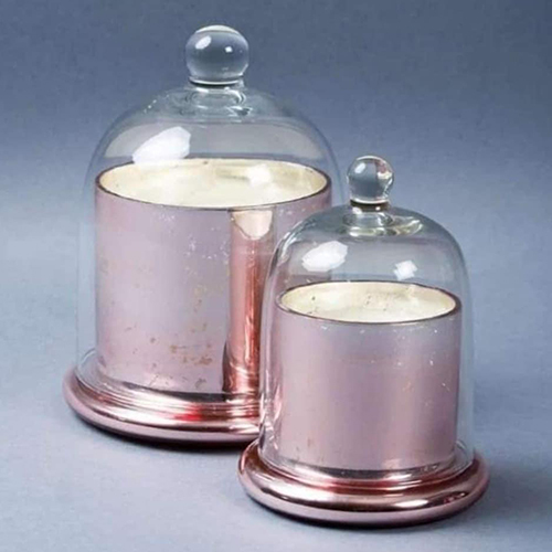 Decorative Bell Jar Candles
