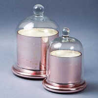 Decorative Bell Jar Candles