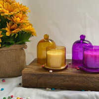 Decorative Bell Jar Candles