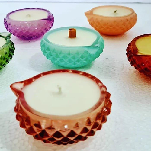 Decorative Crystal Diyas