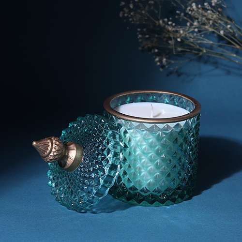 Decorative Crystal Jar Candles
