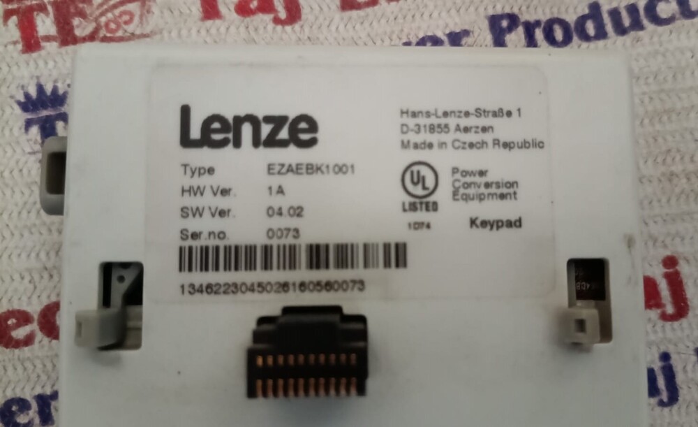 LENZE EZAEBK1001 Keypad x400 operator panel