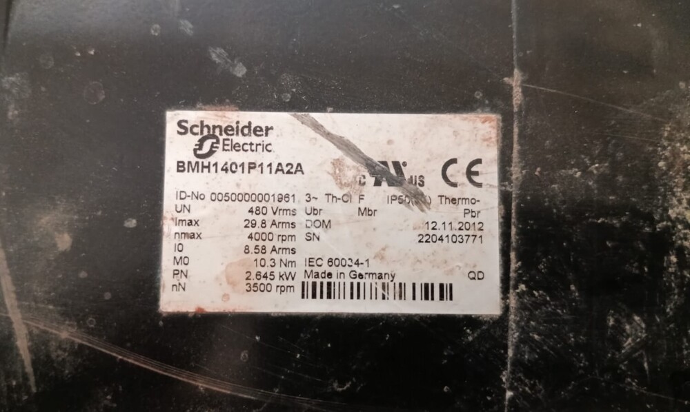 SCHNEIDER BMH1401P11A2A SERVO MOTOR