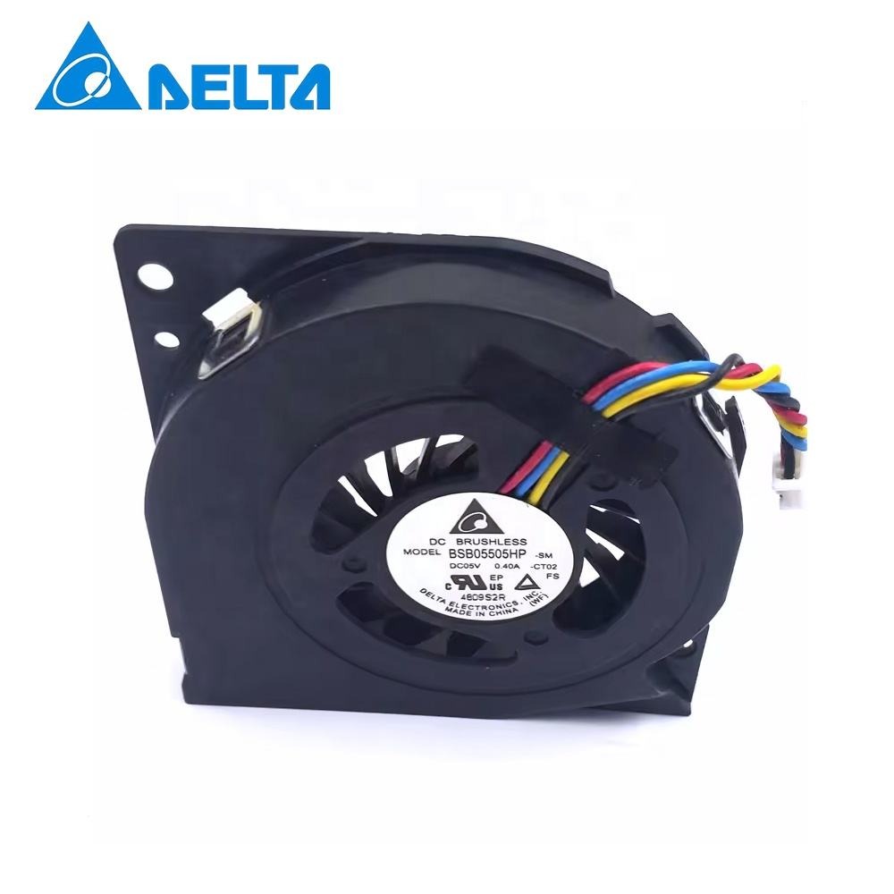 Delta BSB05505HP 55X55X10mm 5V DC 0.40A 4 Wires 5510 Brushless PWM CPU Laptop Server Axial Cooling Fan