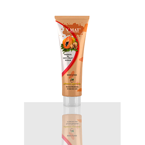Papaya and Dry Fruit Scrub