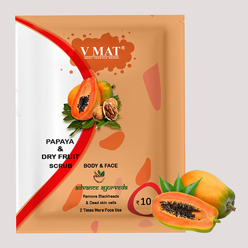 Papaya Scrub Pouch