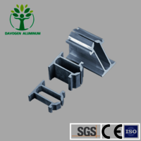 Aluminum Transportation Profile/ Aluminum Alloy Track Train Brake Block For Railway Parts Conductor Rail - Color: Silver