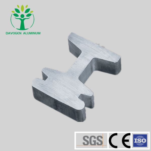 Aluminum transportation profile/ Aluminum Alloy Track Train Brake Block For Railway Parts Conductor Rail