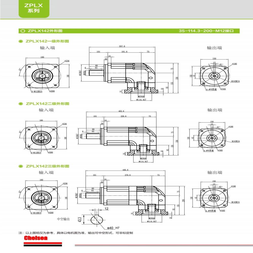 ZPLX142 Precision Planetary Drive  Built for High Torque & Extreme Load Conditions