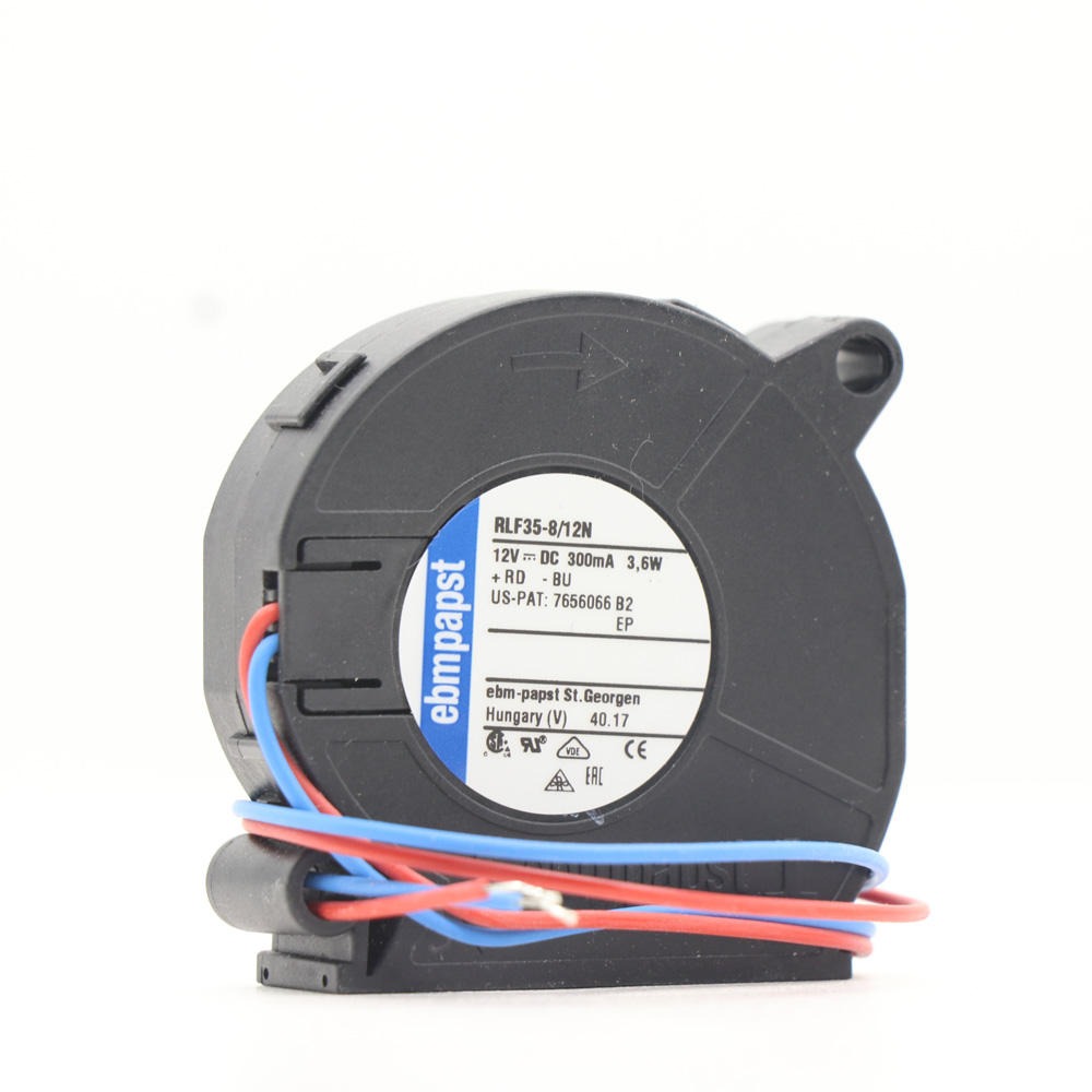 ebmpapst RLF35-8/12N RLF35-8/14N 50mm 12V DC 3.5W 6700RPM Large Air Volume Cabinet Centrifugal Blower Cooling Fan