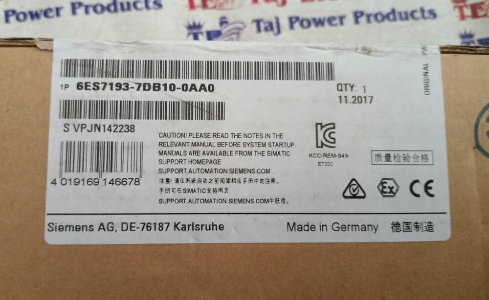 SIEMENS 6ES7193-7DB10-0AA0