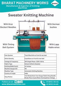 Flat Knitting Machine